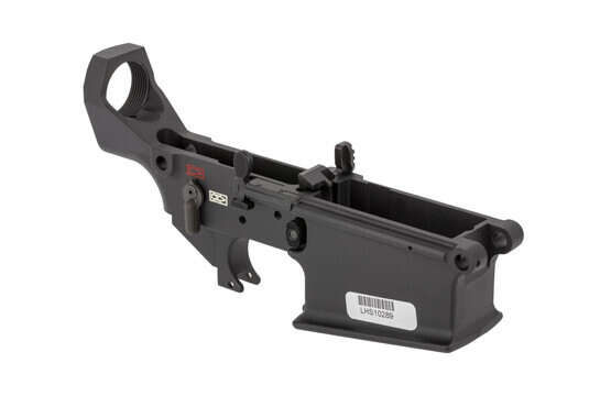 The Lewis Machine and Tool MARS-H stripped lower receiver comes with fully ambidextrous controls